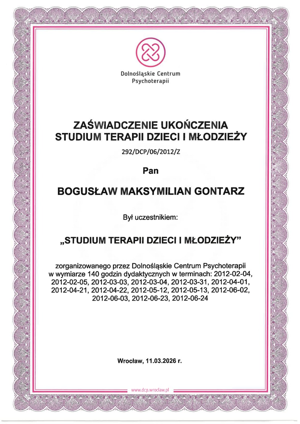 Studium Terapii Dzieci i&nbsp;Młodzieży